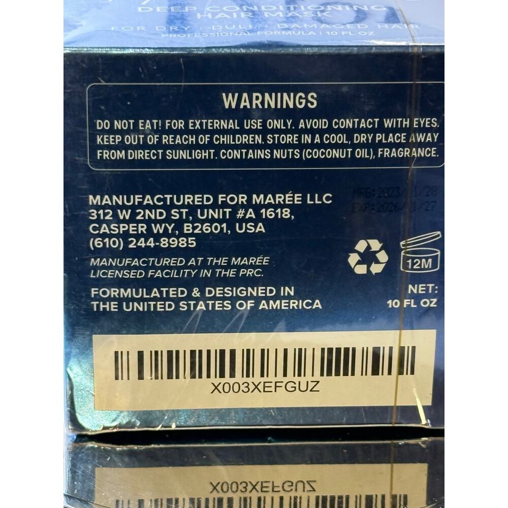 MAREE Intensive Repair & Restore Deep Conditioning Hair Mask - NEW SEALED - Picture 3 of 6